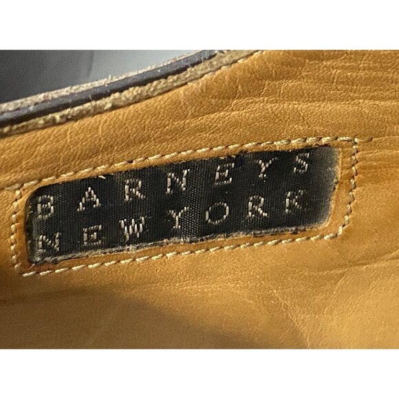 Calzoleria Harris Italy Barney's NY Handmade Oxford Wing Tip Dress Shoes Sz 10.5 - Picture 8 of 16